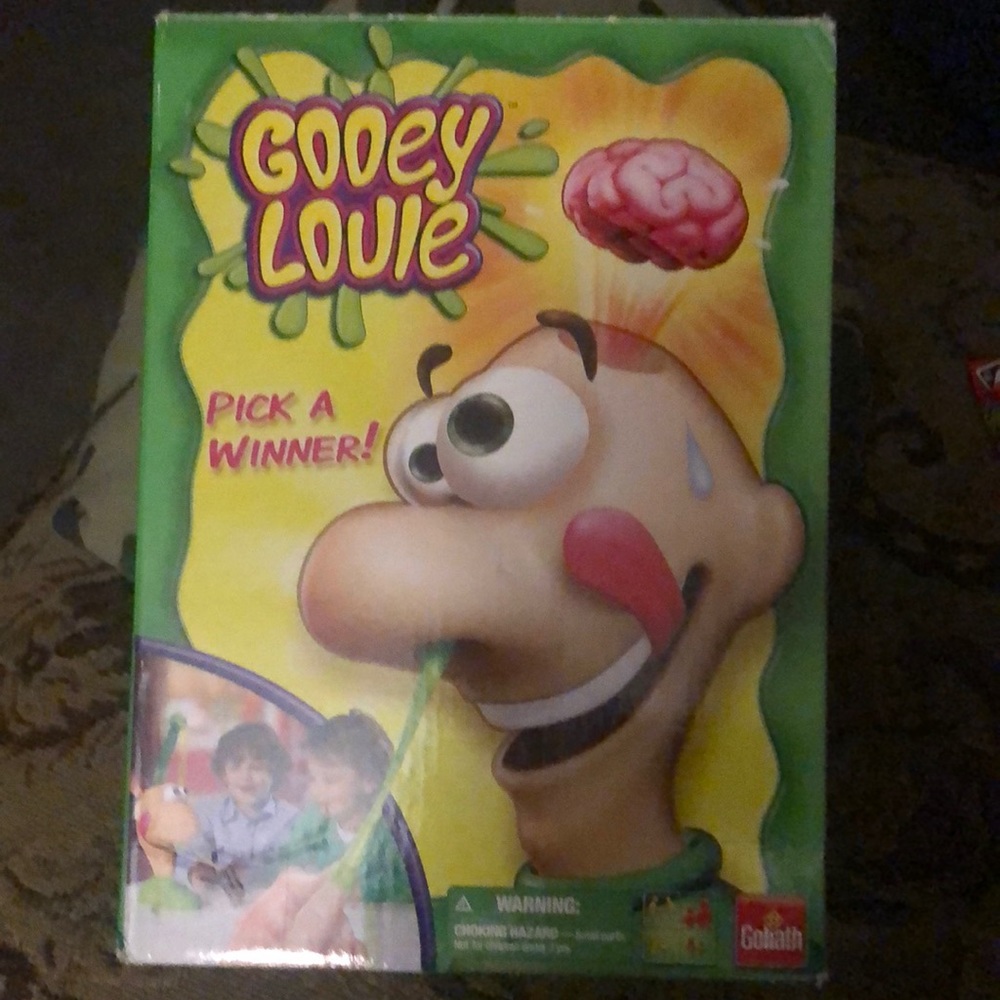A game for youngsters. Gooey Louie by Goliath.